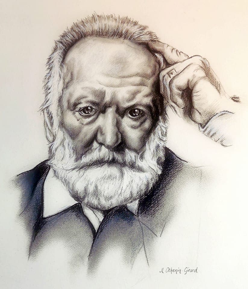 Tableau de Victor Hugo par Jean-Loup Othenin-Girard