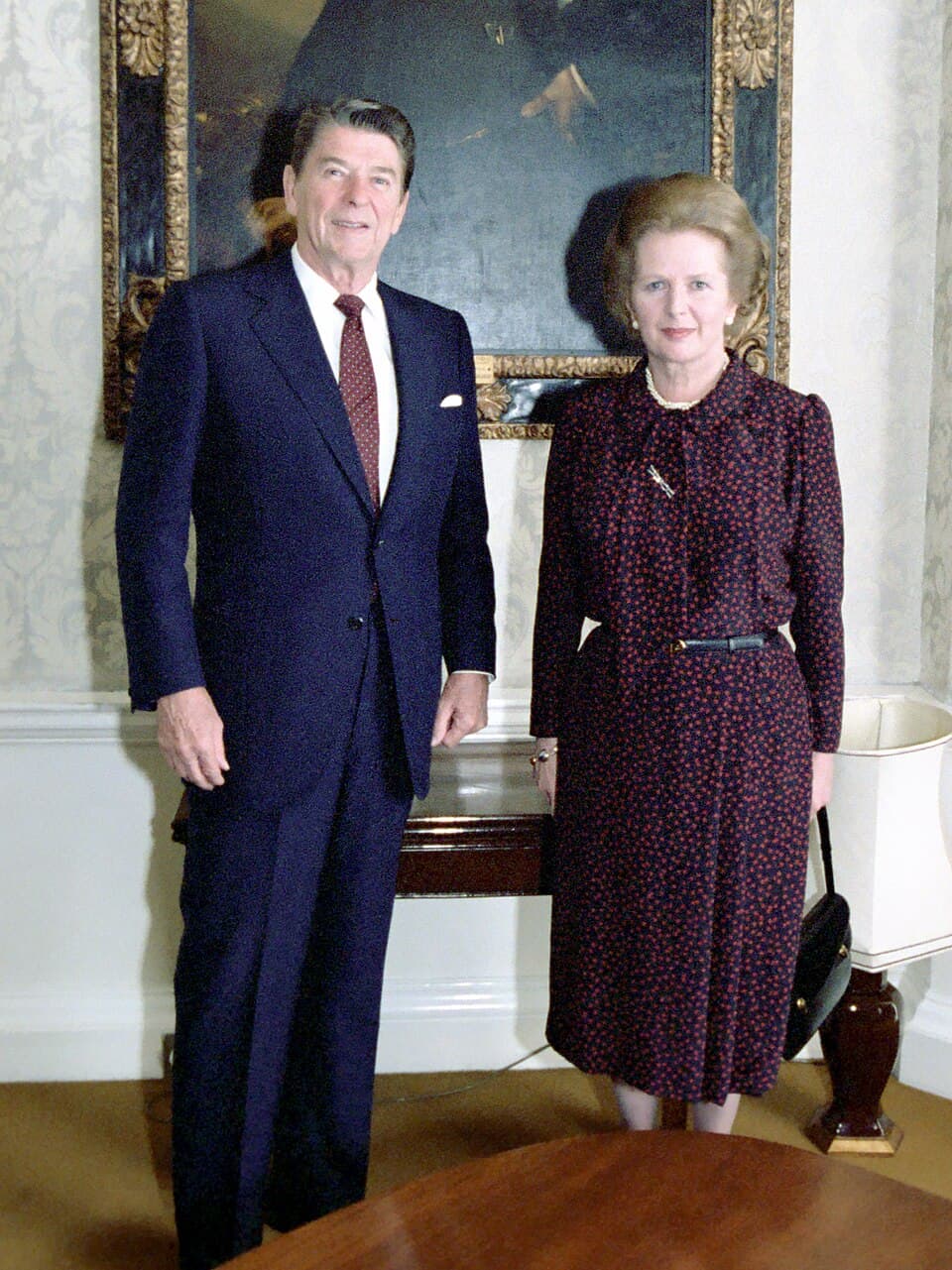 President Ronald Reagan and Prime Minister Margaret Thatcher (3x4 cropped)