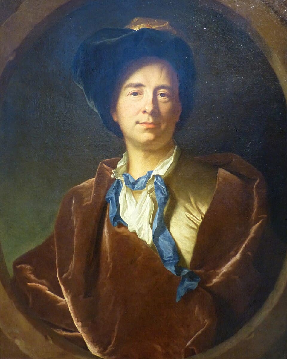Portrait of Bernard Le Bovier de Fontenelle (1657-1757) label QS:Lfr,"Bernard Le Bovier de Fontenelle (1657-1757)"