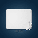 Tableau blanc et marqueurs
