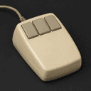 PARC three-button mouse