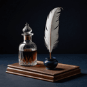 Plume et encrier