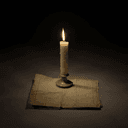 Bougie ou lampe à huile