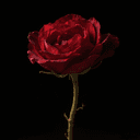 Rose rouge