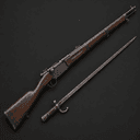Bayonet and Lebel Rifle