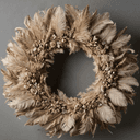 Couronne de plumes ou de roseaux