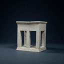 Le temple de marbre blanc
