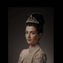 Chignon et tiare