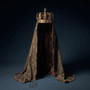 Couronne et voile royal