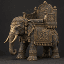 Trône-éléphant
