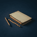 Crayon et carnet à dessin