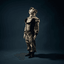 Costume baroque en soie