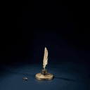 Plume d'oie et encrier