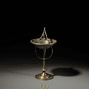 Lampe à huile en bronze