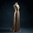 Robe de scène en soie