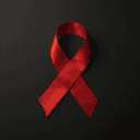 Ruban rouge contre le sida