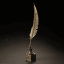 Plume d'oie et encrier