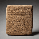 Clay cuneiform tablet