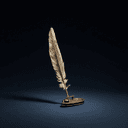 Plume d'oie et encrier