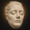 Plaster death mask