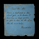 Papier bleu d'écriture