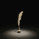 Plume d'oie et encrier