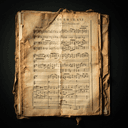 Partition manuscrite