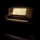 Piano droit de travail