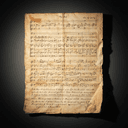 Partition manuscrite