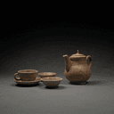 Cafetière et tasses à café