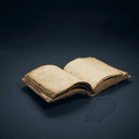 Feuillets de texte manuscrits