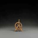 The spinning wheel (charkha)