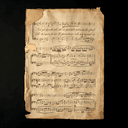 Partition manuscrite