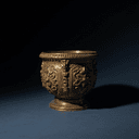 Calebasse décorée