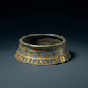 Collier usekh en faïence et or