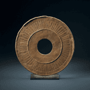 Disque solaire Aton avec rayons-mains