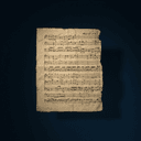 Partition musicale manuscrite