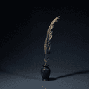 Plume d'oie et encrier