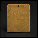 Tablette d'or (paiza) mongole