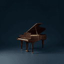 Piano à queue de récital