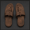 Sandales en cuir simple