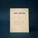 Partition de 'Mon Homme'