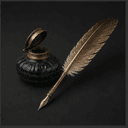 La plume d'oie et l'encrier