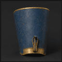 Couronne plate bleue (khépresh)