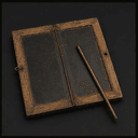 Stylet et tablette de cire