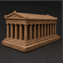 Maquette en argile du Parthénon
