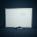 Tableau blanc et feutres