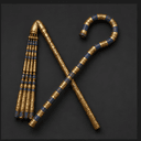 Sceptre Heqa et fléau Nekhekh