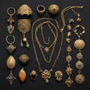 Les parures et bijoux