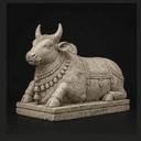 Nandī (taureau blanc)